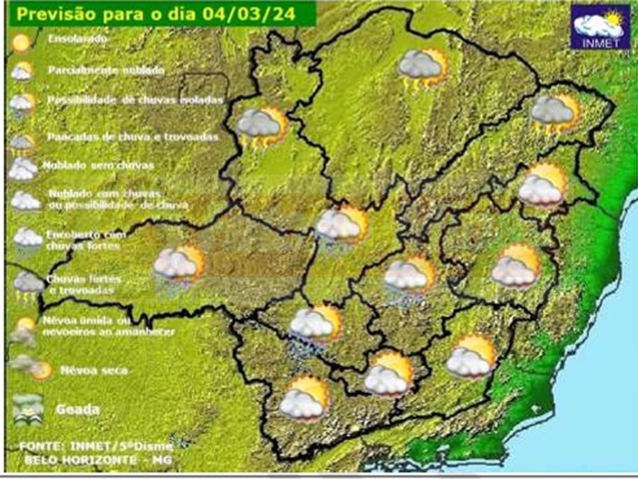 Previs O Do Tempo Confira A Previs O Do Tempo Em Minas Gerais Para