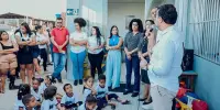 EM ITABIRA Bairro Nova Vista recebe o Cmei Maria de Nazaré totalmente reformado