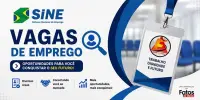 O Sine Itabira divulgou novas oportunidades de trabalho nesta quinta-feira (24)