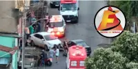 Colisão frontal entre Vectra e Corolla deixa dois motoristas feridos em Itabira; Veja Vídeo