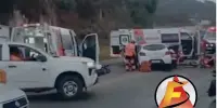 Colisão frontal entre carro e caminhão deixa duas pessoas gravemente feridas e interdita BR-381; Veja Vídeo