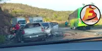 Motorista morre em grave acidente envolvendo dois carros e ônibus na BR-381, Veja Vídeo
