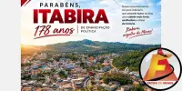 Itabira celebra 178 anos de emancipação política nesta sexta-feira 9 de outubro
