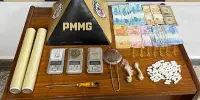 Polícia Militar prende três homens durante operação contra o tráfico em Barão de Cocais